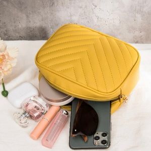 Mini chevron crossbody bag